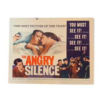 Affiche originale film américain Vintage 1960' populaire