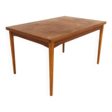 Teak “portfolio” dining room table, Sweden, 1960s