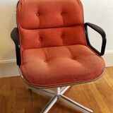 Executive chair by Charles Pollock edited by Knoll
