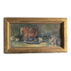 Tableau Nature morte aux fruits et pots de confiture