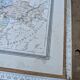 Switzerland, old map, printed in 1852. Authentic.