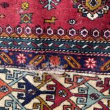 Nice large vintage carpet chirwan Azerbaijan handmade 234x310 cm