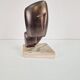 Sculpture abstraite vintage sur socle en marbre, années 1960