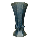 Vase fonte émaillée art déco