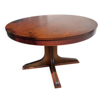 round table with central leg and extension, Baumann design