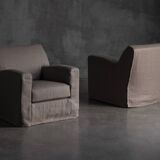 Lounge Chairs by Christian Liaigre, France, 1990s