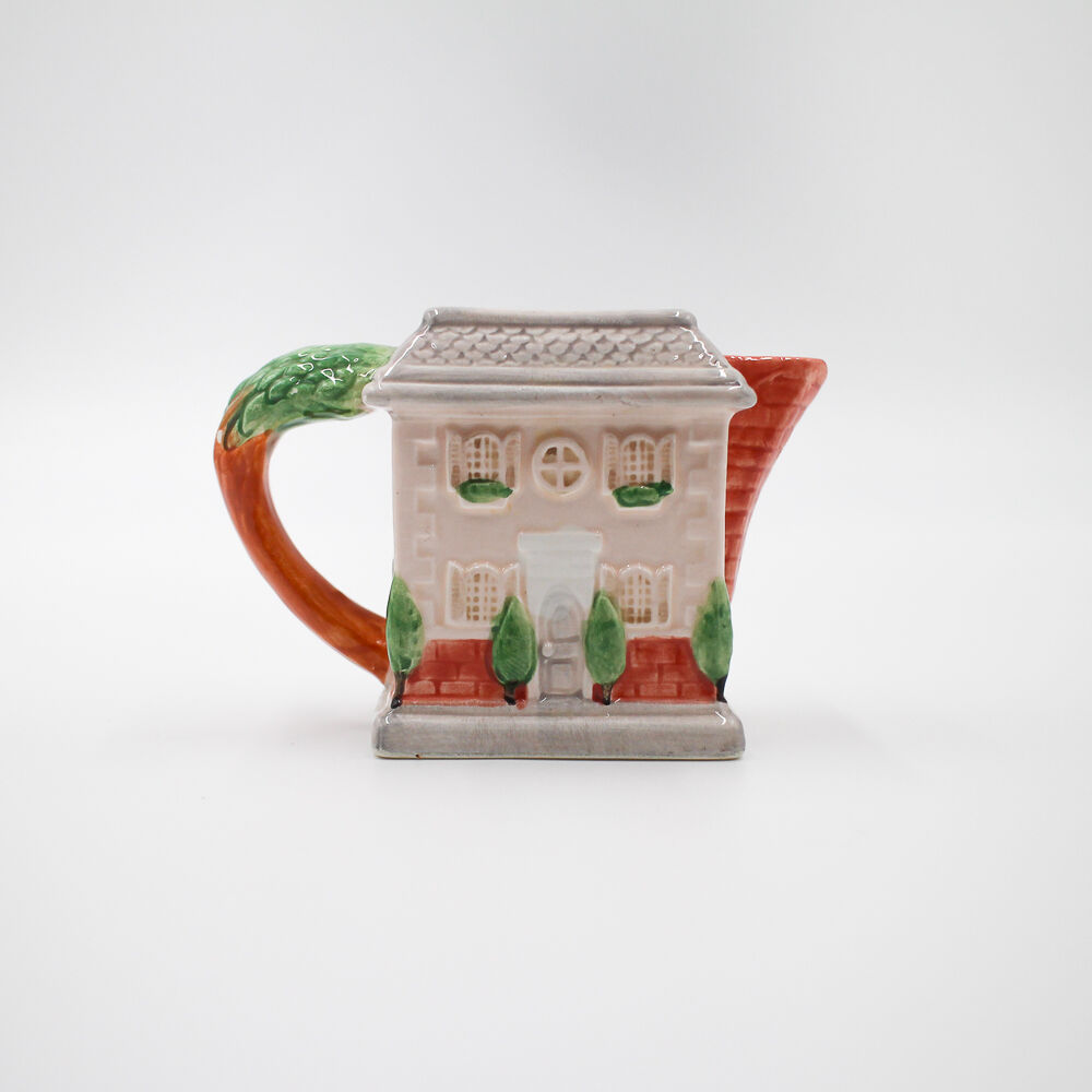 Fitz and Floyd teapot, sugar bowl and milk jar set