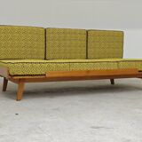 Banquette Daybed jaune vif par Drevotvar, ex Tchécoslovaquie 1960