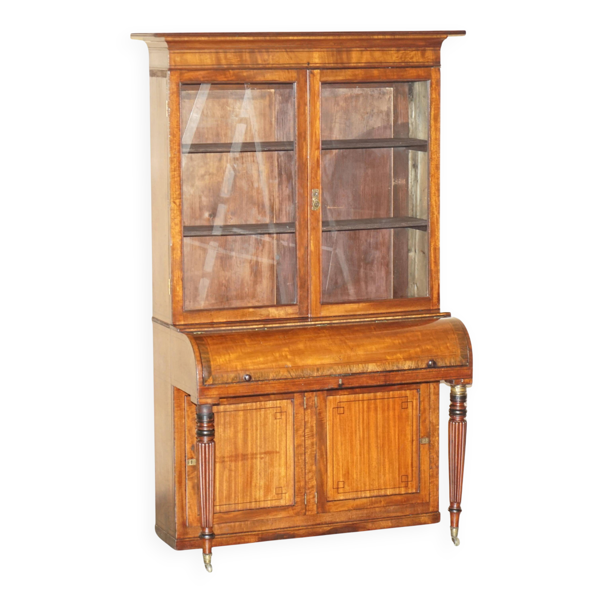 Victorian Scriban Desk in Walnut, 1860