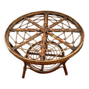 table basse en rotin