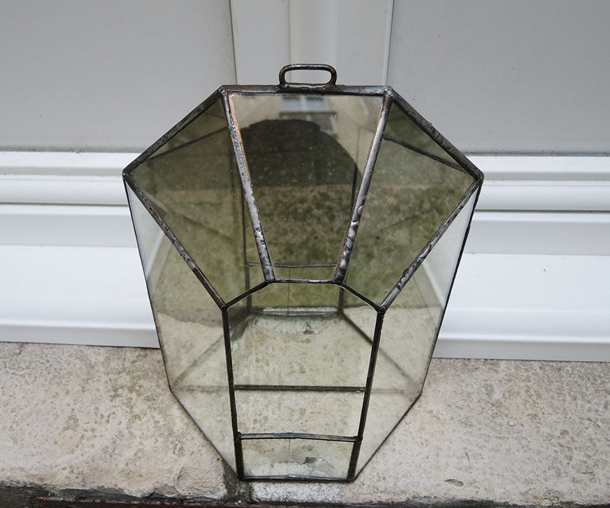 Old mini octagonal wall display