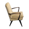 1950s scissor armchair in velvet