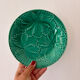 Set of 8 mismatched antique majolica plates