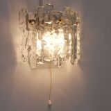 Frosted glass wall light mid-century by J.T. Kalmar Soria, Austria, 1970s