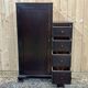 English oak wardrobe with drawers from the 1950s