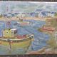 Oil "Fishing boats at Port Le Guilvinec"