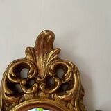 Golden rockery mirror