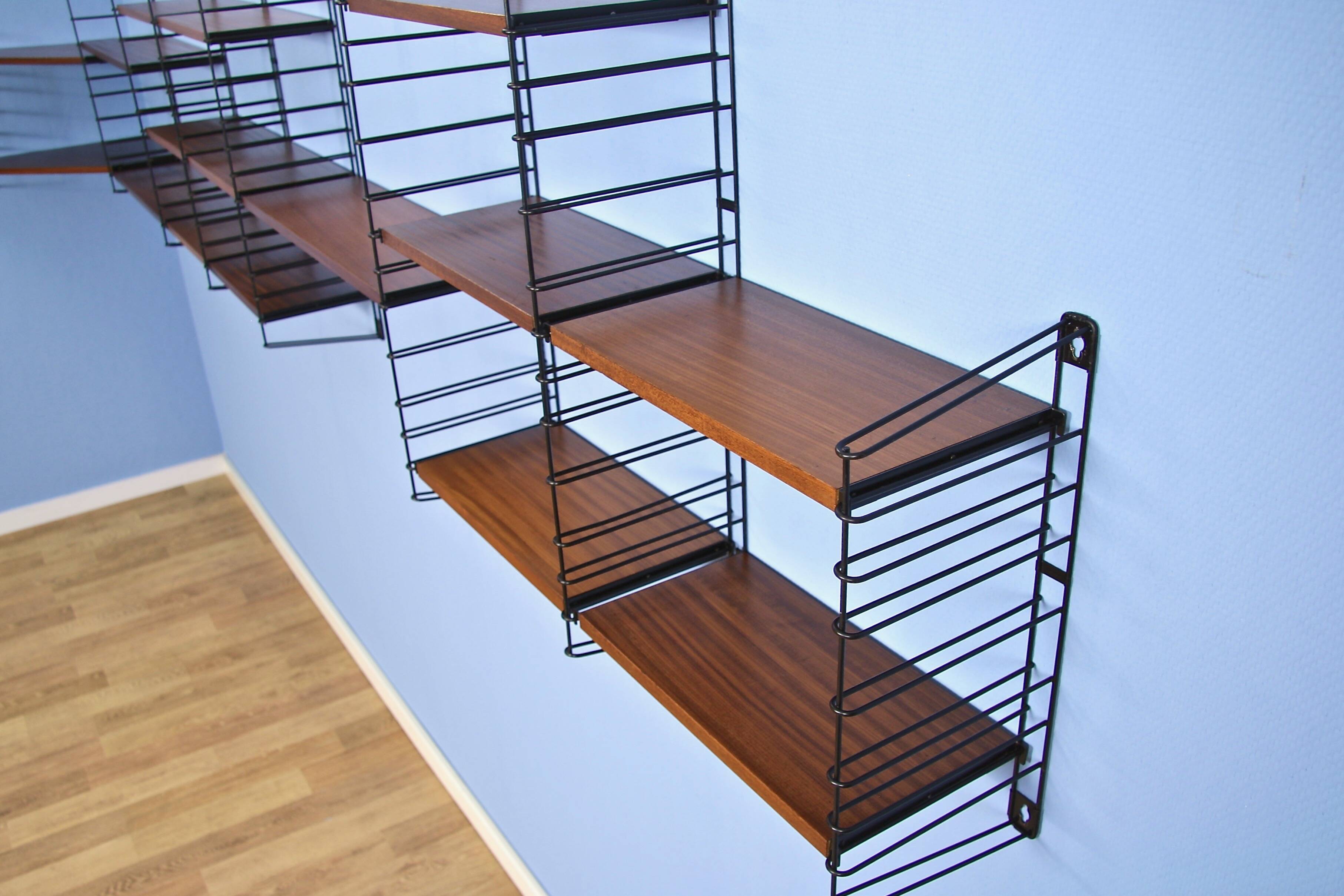 Dutch modular shelving unit by A. Dekker for Tomado, 1960s