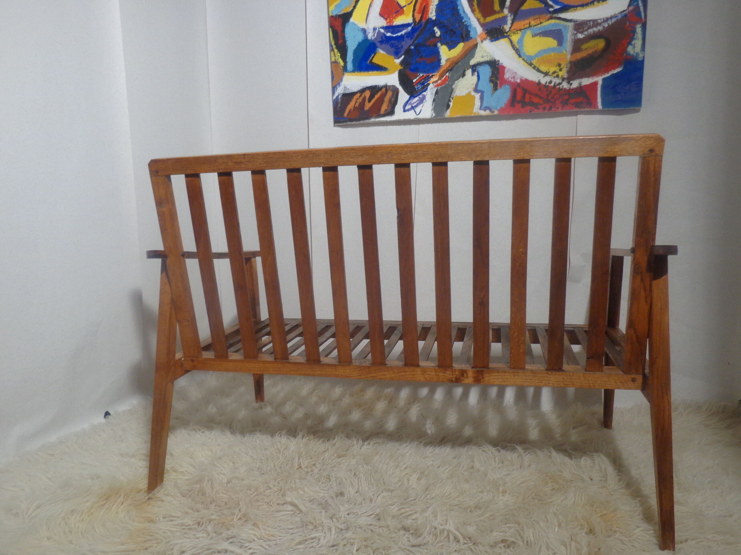 Vintage Scandinavian bench of the years 60