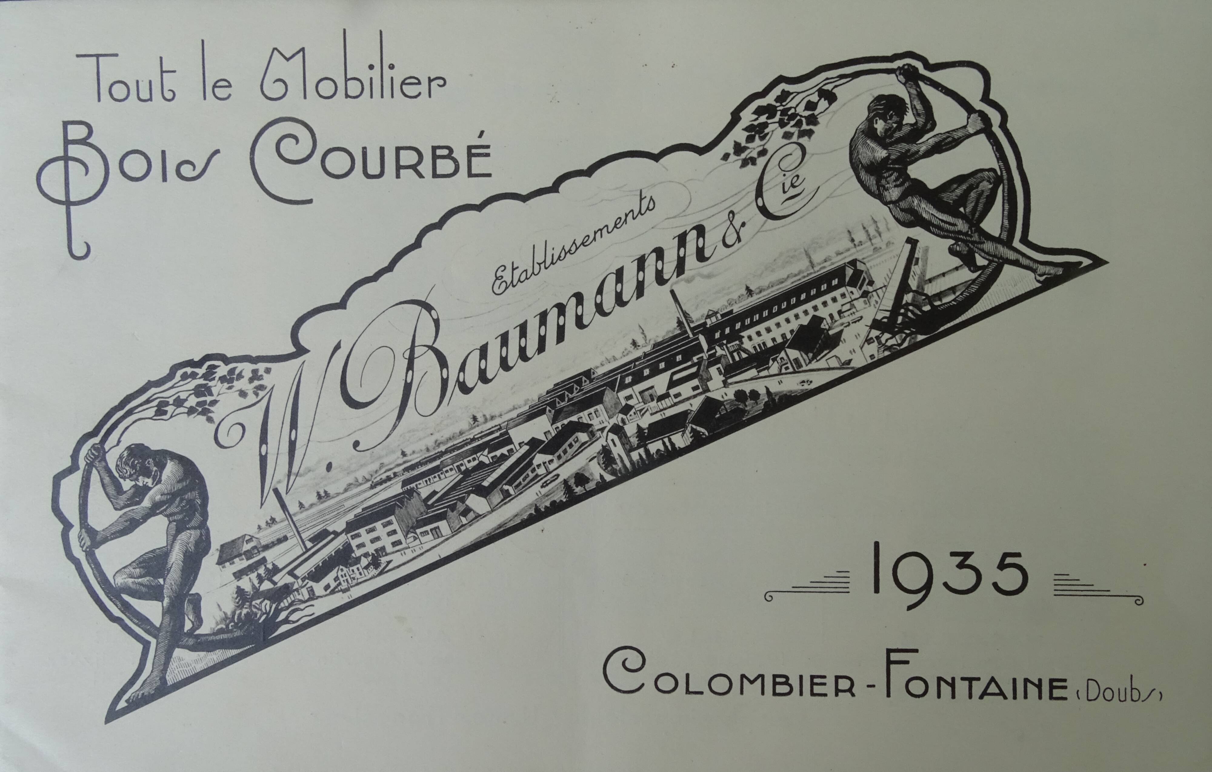 Baumann 1935/39 bistro armchair known as "office" armchair, original condition,