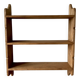 Large vintage solid wood shelves renovated