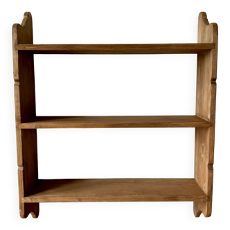 Large renovated vintage solid wood shelves