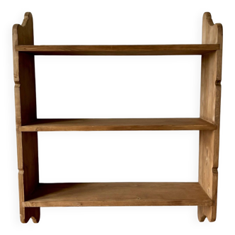 Large vintage solid wood shelves renovated