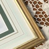 Botanical frame peonies