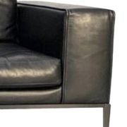 High-end 3-seater leather sofa