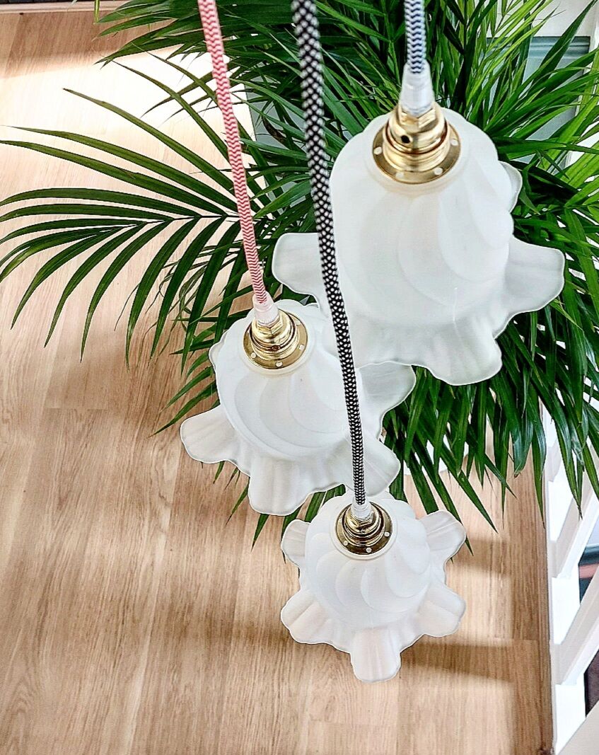 Vintage trio pendant lamp