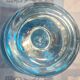 Blue glass vase design
