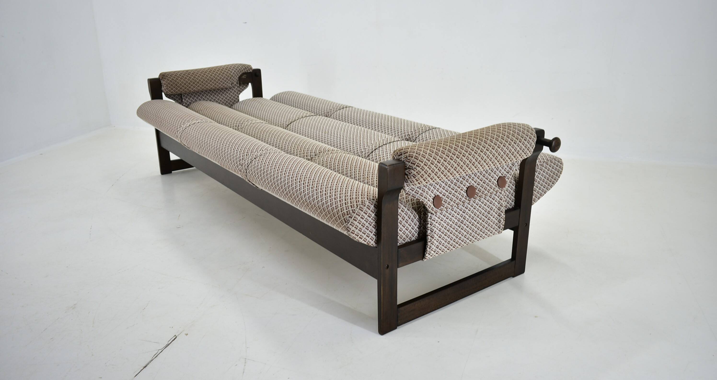 Midcentury Adjustable Sofa, Czechoslovakia,  1970s