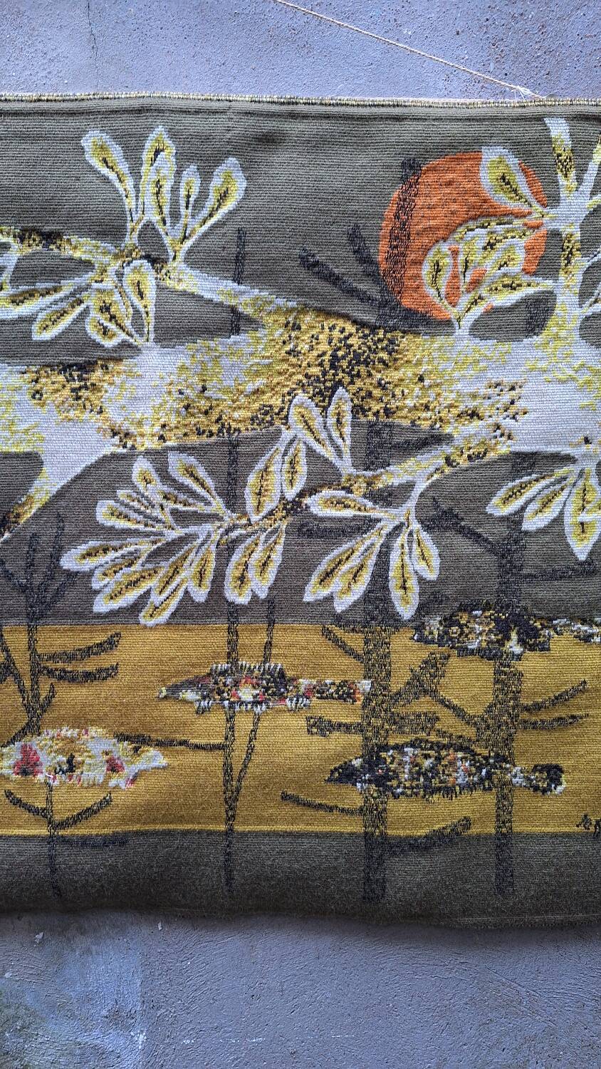 Tapisserie d'aubusson Cybele René Fumeron