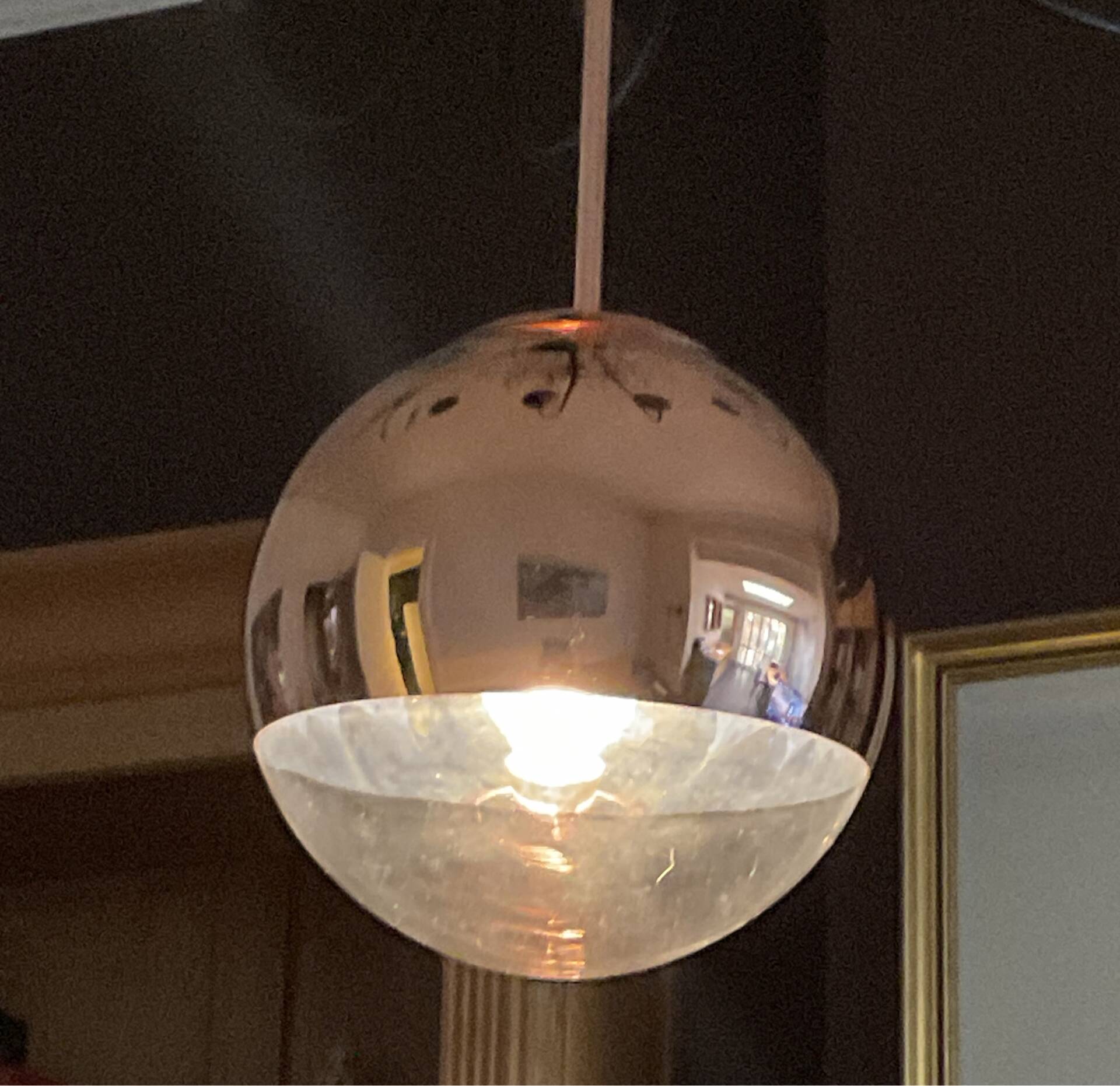 Copper mirror suspension design