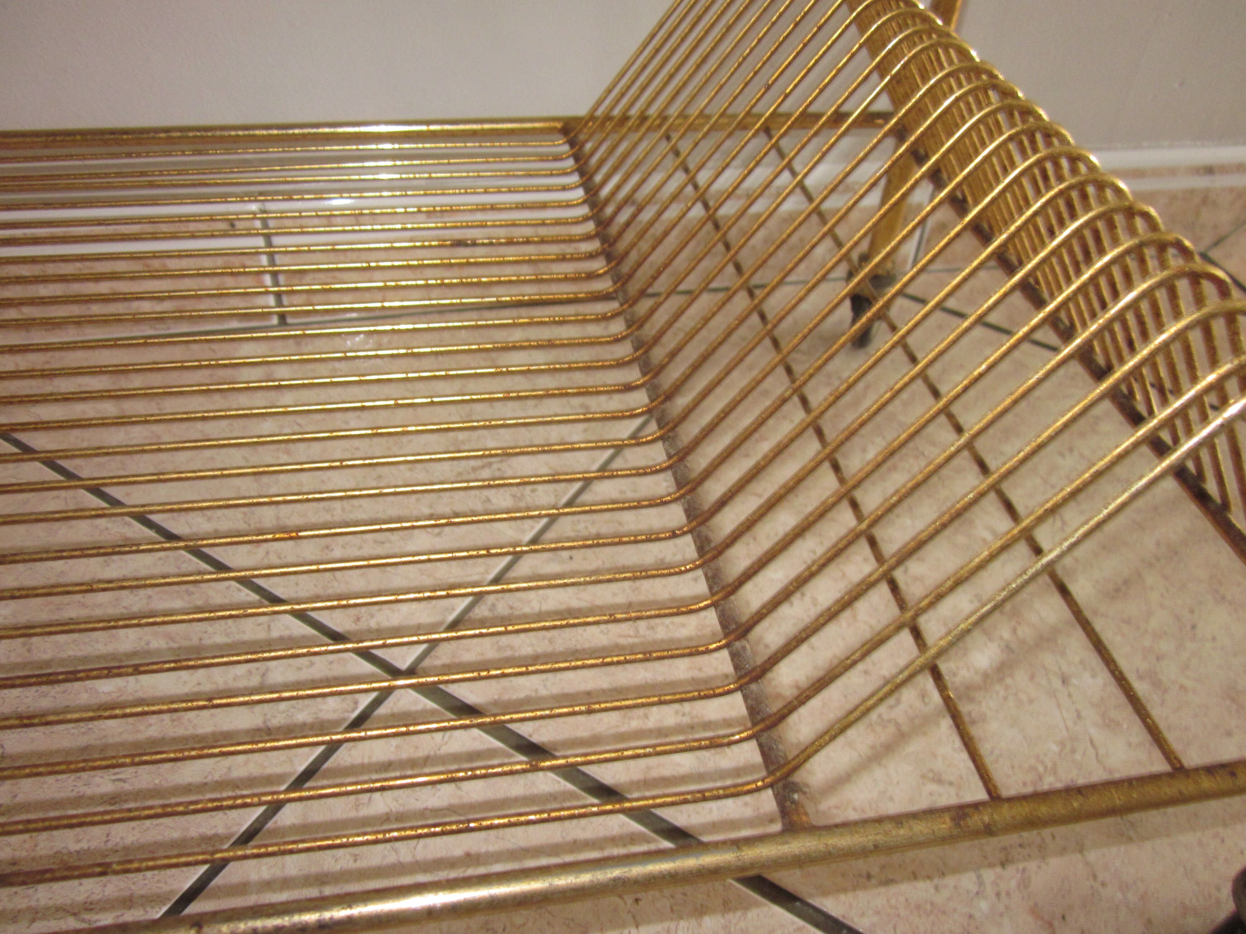 Vinyl door serving table