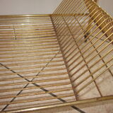 Vinyl door serving table