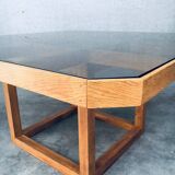 Postmodern Octagonal Square Dining Table, 1980s