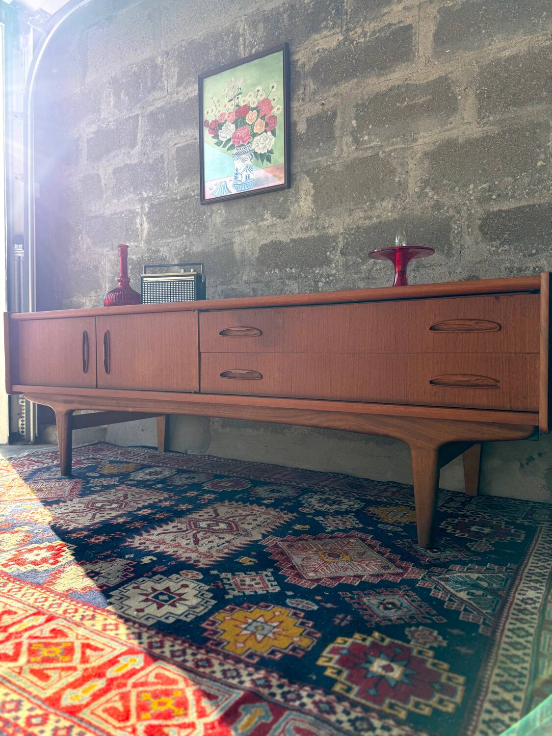 Scandinavian teak sideboard, Kofod Larsen, 1960