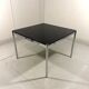 USM Haller dining table in black ash, Fritz Haller 1980’s