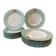 Service de 12 assiettes en porcelaine de Paris - H. Béziat / Maison Blender