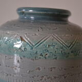 Vase vintage 60's aldo londi bitossi blu rimini