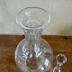 Antique molded glass carafe
