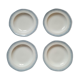 4 old hollow plates Bavaria model Sissi blue