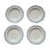 4 old hollow plates Bavaria model Sissi blue