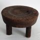 Tabouret Africain ancien en bois baoulé, Côte d'Ivoire