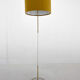 Lampadaire Mid Century, Allemagne, années 1970, nouvel abat-jour fait à la main