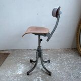 Chaise bienaise Ptt réglable année 50