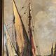 framed signed oil painting of Quimper on the Odet, regionalist, Brittany tableau