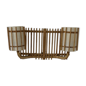 Applique double en rotin,