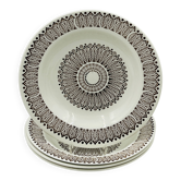 Set of four Boch Ronda 1970 deep plates.
